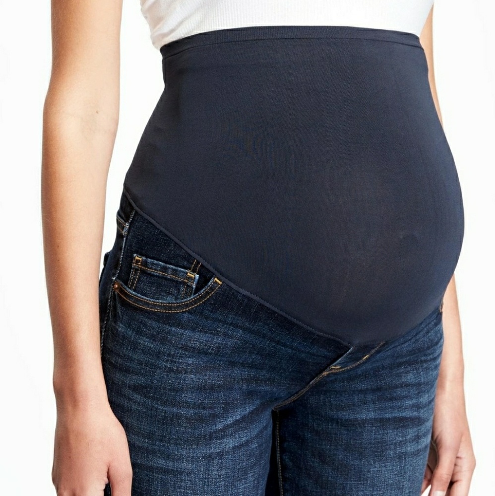 Maternity Full Panel Boot Cut Jeans - Dark Wash
